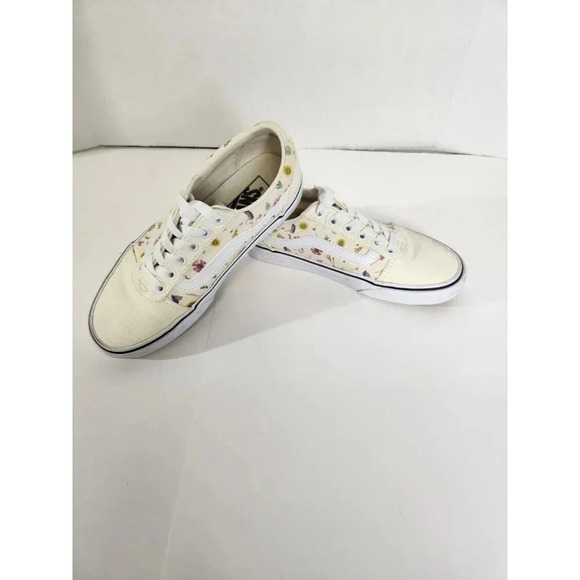 Vans Shoes - Vans Suede/Canvas, Women’s Low-Top SneakersWomen's Size 6.5 Pressed Flor…
